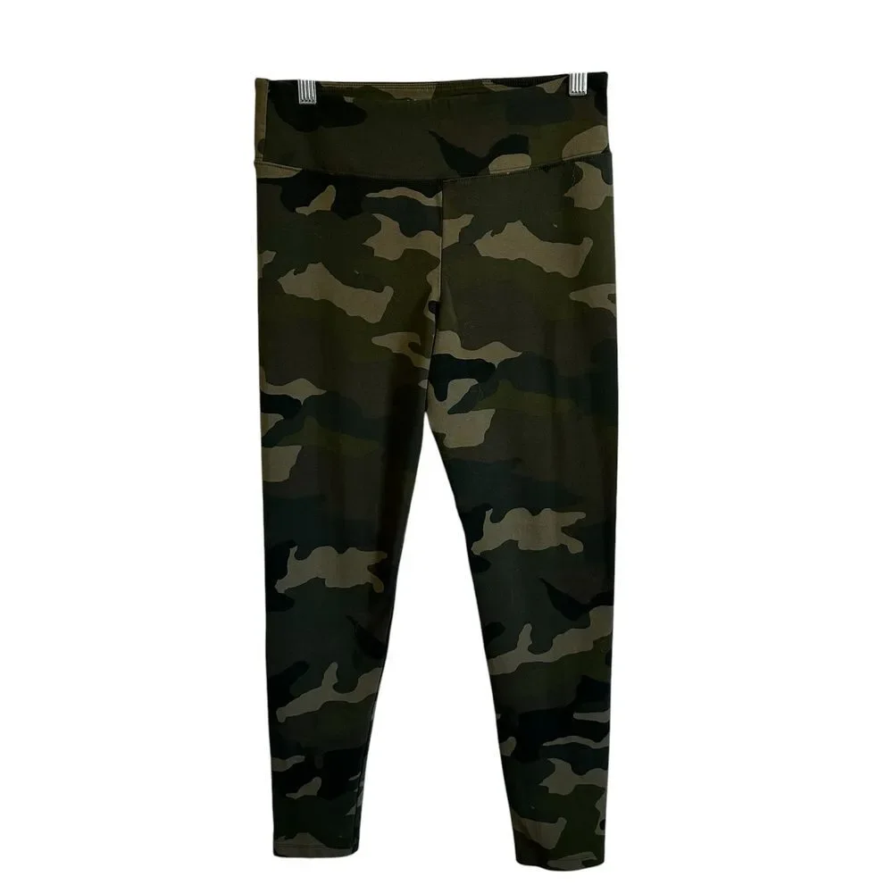 J.Crew Camo Print‎ High Waisted Leggings Athleisure Workout Pants Size M
